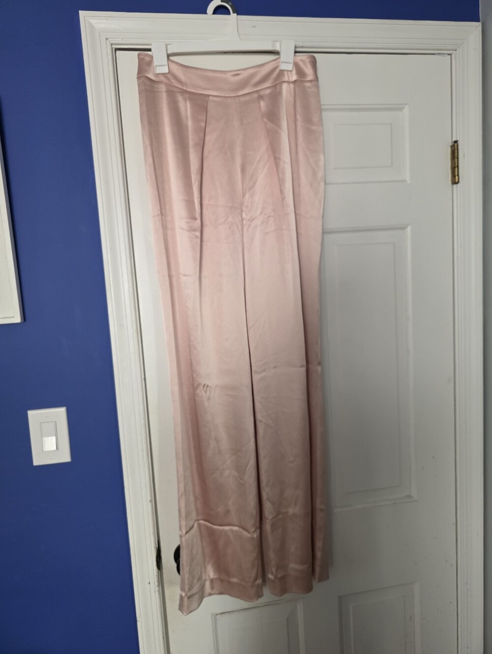 NWT Mestiza New York Wide Leg Satin Pants